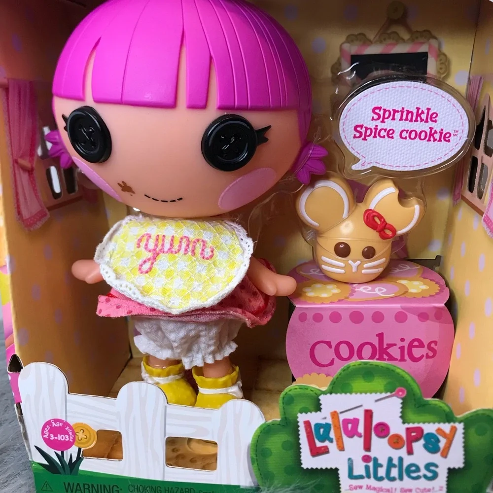 Lalaloopsy Littles Doll Sprinkle Spice Cookie with Pet Cookie Mouse Playset - Picture 4 of 10